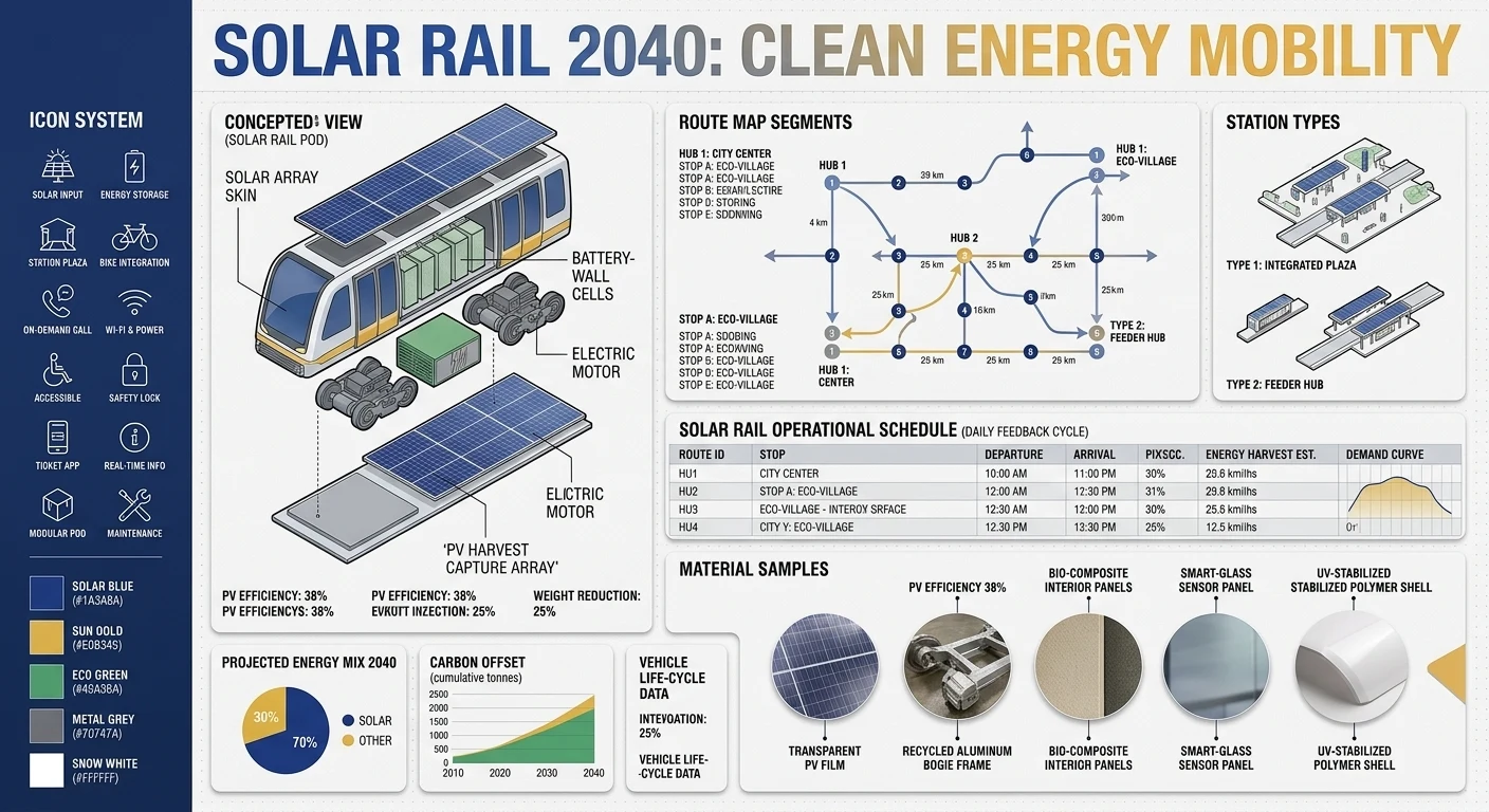 Solar Rail 2040 Visual-Systemboard generiert mit Nano Banana 2